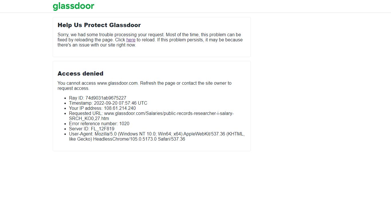 Salary: Public Records Researcher I (July, 2022) | Glassdoor